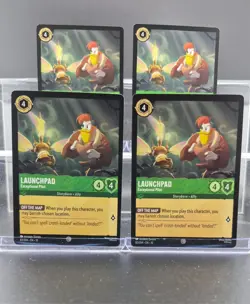 Disney Lorcana Launchpad - Exceptional Pilot 83/204 Whispers in Well C 4 Cards - Image 1