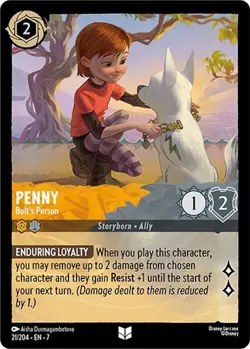 Disney Lorcana Archazia's Island Uncommon Non Foil - 21 Penny Bolt's Person - Image 1