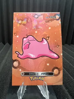 Ditto #132 - Cracked Ice Holo - Card Database 1 - Pokemon Card - Image 1