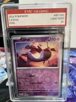 LATIAS #067/162 FOIL Pokemon 2024 Card GRADED 10 MINT TCG CCG - Image 1