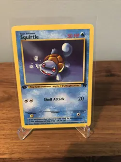 1st Edition Squirtle 68/82 - Team Rocket - Vintage WOTC Pokemon Card - NM - Image 1