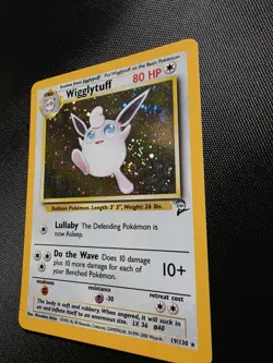 Pokemon TCG Wigglytuff 19/130 Holo Rare - Base Set 2 Pokemon Card - Image 2