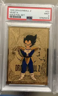 2018 DBS CARD GAME FR U7 SYN PRINCE VEGETA SPECIAL RARE #TB1-004 GEM MT PSA 10 - Image 2