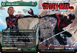 Miles Morales // Ultimate Spider-Man (0234) - Foil Borderless Marvel's mtg LP - Image 1