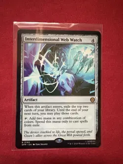 Interdimensional Web Watch MTG Marvel’s Spider-Man Rare NM#165 - Image 1
