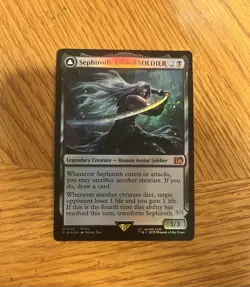 Sephiroth, Fabled SOLDIER Final Fantasy MTG Magic the Gathering Standard Foil - Image 1