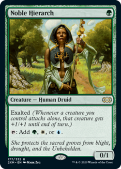 Noble Hierarch Double Masters Magic mtg Moderate Play, English x1 - Image 1