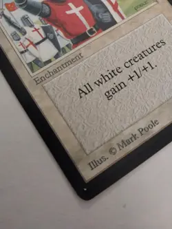 MTG Crusade Beta Regular Rare - Original Owner - Never Been Played - Image 3