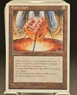 MTG 🔥🔥 Mana Vault 🔥🔥 Fourth Edition MT/NM Magic The Gathering - Image 1