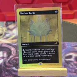 Mint/Near-Mint, English - 1 x MTG Radiant Lotus - First-Place Foil Aetherdrift - Image 1