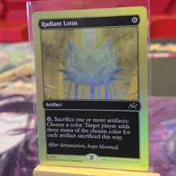 Mint/Near-Mint, English - 1 x MTG Radiant Lotus - First-Place Foil Aetherdrift - Image 2