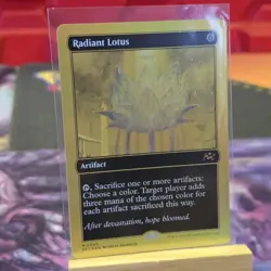 Mint/Near-Mint, English - 1 x MTG Radiant Lotus - First-Place Foil Aetherdrift - Image 3