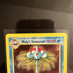 Misty's Tentacruel 10/132 WOTC Gym Heroes Unlimited Rare Holo Pokemon Card LP - Image 2