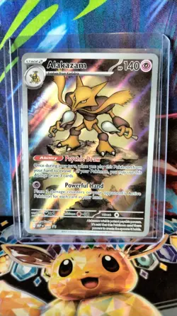 ALAKAZAM 009 ~ Mega Evolution ETB Promo ~ Pokemon TCG Card - Image 3