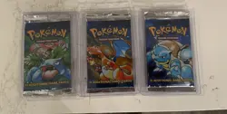 EMPTY Pokemon Base Set Full Pack Art - Image 1