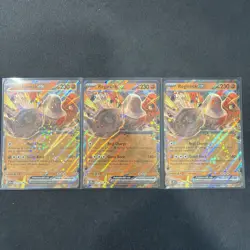 3X LOT Pokemon Destined Rivals Regirock EX #101 101/182 NM Pack Fresh Holo - Image 1