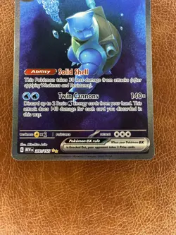 Pokemon TCG Blastoise EX Scarlet & Violet 151 Card 200/165 Blastoise SIR 3 - Image 3
