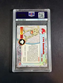 1999 TOPPS CHROME POKEMON T.V. #74 GEODUDE PSA 6 - Image 2