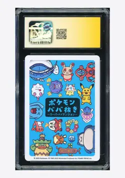 Pokemon CGC 8 AUTO 10 Spare Card Yukina Suzuki 2023 Old Maid Japanese - Image 2