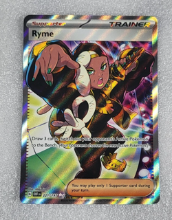 Ryme 221/197 NM/M SV03 Obsidian Flames Full Art Trainer Pokemon TCG - Image 1