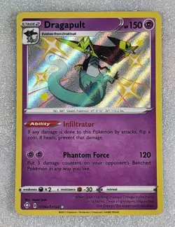 Dragapult SV062/SV122 NM/M SWSH Shining Fates Shiny Vault Pokemon TCG - Image 1