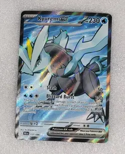 Kyurem ex 157/086 NM/M SV Black Bolt BLK EN Full Art Pokemon TCGA - Image 1