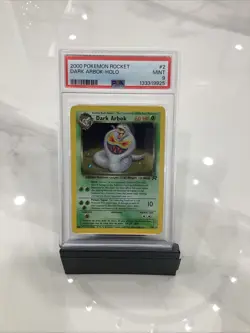 2000 Pokemon Rocket Dark Arbok Holo #2 PSA 9 - Image 1