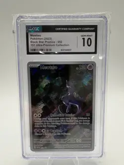 Pokemon Mewtwo 052 Black Star Promo 151 Ultra-Premium Collection CGC 10 - Image 1