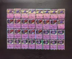 32 Lot Pokemon TCG S-Chinese with 3 different Gengar Holo JD90 - Image 1