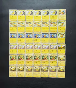 42 Lot Pokemon TCG S-Chinese with 9 different Pikachu JD90 - Image 1
