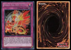Hieratic Seal From the Ashes GAOV-EN088 Secret Rare 1st Edition Yu-Gi-Oh - Image 3
