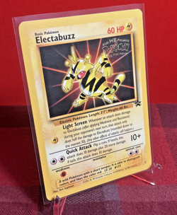 Electabuzz 2 WOTC Black Star Promo 1st Movie STAMPED Pokemon Card LP - Image 1