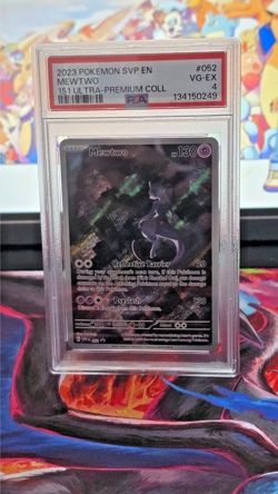 Mewtwo 052 Sv: Scarlet & Violet Promo Cards Holo PSA 4 - Image 1