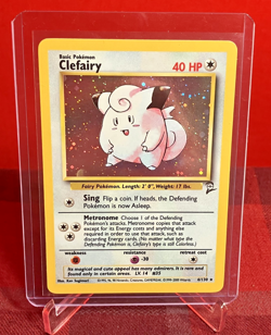 Clefairy 6/130 Base Set 2 Holo Rare Pokemon Card - Image 4