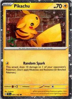 Pikachu - (Cosmo Holo) Promo Miscellaneous Cards & Products 051/162 NM - Image 1