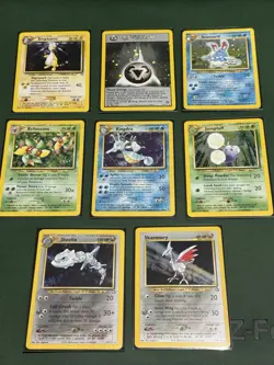 Vintage Rare Holo Pokemon Card Lot WOTC Neo Genesis Holo Lot - Image 1