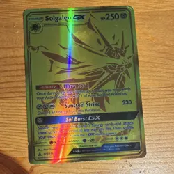 Pokemon Solgaleo GX 173/156 Secret Rare Full Art Holo SM Ultra Prism 250HP Card - Image 1