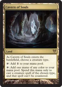 Cavern of Souls Avacyn Restored Magic mtg Light Play, English x1 - Image 1