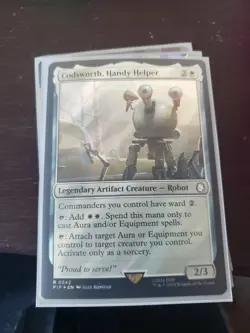 MTG - Codsworth, Handy Helper (Surge Foil) [Fallout] Foil - Image 1