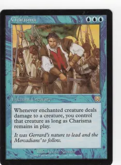 Magic the Gathering Charisma Mercadian Masques NM - Image 1