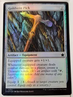 Goldvein Pick - FOIL - Foundations - Magic the Gathering MTG Nice! - Image 1