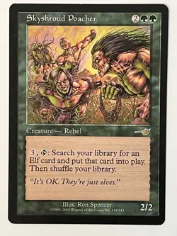 Skyshroud Poacher Nemesis Non-Foil MTG MP - Image 1