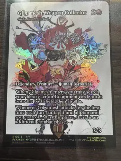 Gilgamesh Weapon Collector (Borderless) (Foil) Magic MTG Final Fantasy 0013 - Image 1