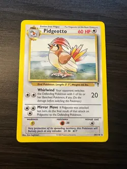 Pidgeotto Legendary Collection 34/110 Rare Vintage Pokemon TCG Card - Image 1