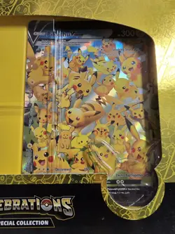 JUMBO Pikachu V Union Card SWSH141 Oversized Promo Pokemon Celebrations 25th - Image 1