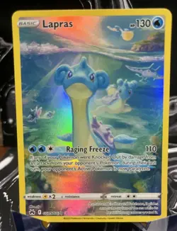 Pokemon Lapras Ultra Rare Holo GG05/GG70 Crown Zenith Galarian Gallery English - Image 1