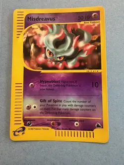 Misdreavus 39/144 - Skyridge Reverse Holo Pokemon Card - Image 1