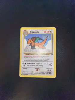 Dragonite #5 Black Star Promo 1999 Pokemon The First Movie Stamped MP/HP - Image 3