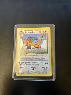 Dragonite #5 Black Star Promo 1999 Pokemon The First Movie Stamped MP/HP - Image 5