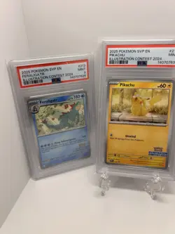 Pokemon Illustration Contest 2024 Promo Cards Complete 3-Pack Set PSA 9 - Image 2
